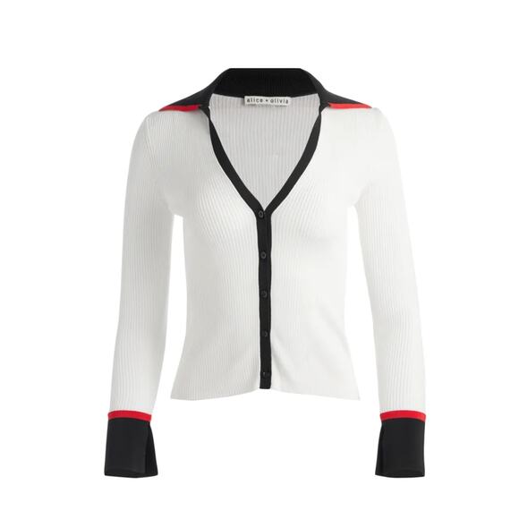 Alice + Olivia NEALIE CARDIGAN S - Picture 2 of 5